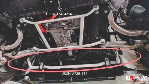 Ultra Racing - 29mm Front Sway Bar - 2017-2023 Tesla Model 3 - UR-AF29-654