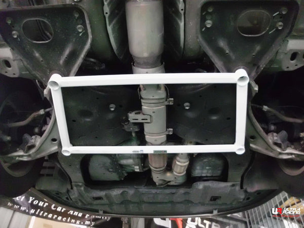 Ultra Racing - 4pt Front Lower Brace -  2000-05 Hyundai Accent LC - UR-LA4-169