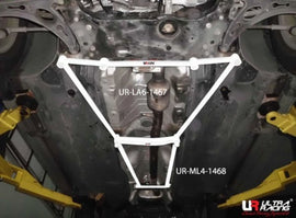 Ultra Racing - 4pt Middle Lower Brace - 2009-2016 Volkswagen Tiguan (5N) - UR-ML4-1468