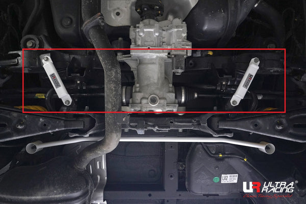Ultra Racing - 4pt Rear Side Braces - HYUNDAI PALISADE (LX2) 2020-2023 - UR-RS4-4129