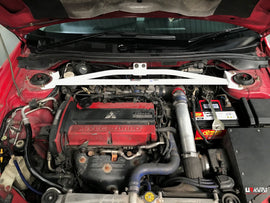 Ultra Racing - 3pt Front Strut Tower Brace - MITSUBISHI EVOLUTION 7/8/9 (CT9A) 2001-2007 - UR-TW3-394