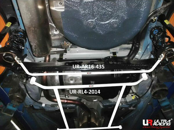 Ultra Racing - 4pt Rear Lower Brace - 2012-2020 Chevrolet Sonic - UR-RL4-2014