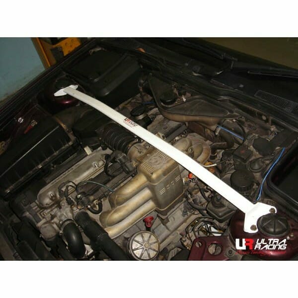 Ultra Racing - 2pt Front Strut Tower Brace - 1988-1994 BMW 7 Series (E32) - UR-TW2-178