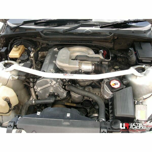 Ultra Racing - 2pt Front Strut Tower Brace - 1992-1998 BMW 318i (E36) - UR-TW2-311