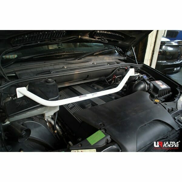 Ultra Racing - 2pt Front Strut Tower Brace - 2000-2006 BMW X5 (E53) - UR-TW2-1701