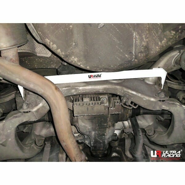 Ultra Racing - 2pt Rear Lower Brace - 2002-2008 BMW 740i (E65) / 2002-2008 BMW 735i (E65) - UR-RL2-2057