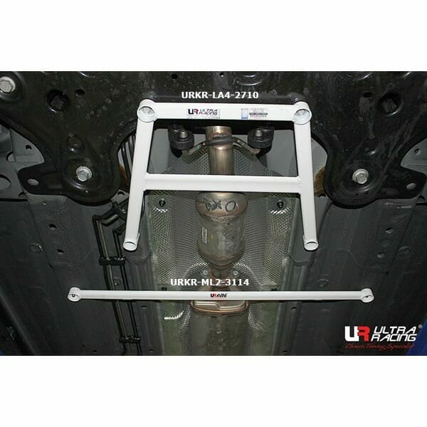 Ultra Racing - 2pt Middle Lower Brace - 2012-2020 Chevrolet Sonic (T300) - URKR-ML2-3114
