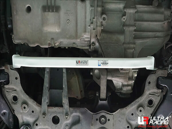Ultra Racing - 2pt Front Lower Brace - MAZDA SPEED 3 (MPS) 2010-2013 - UR-LA2-1347