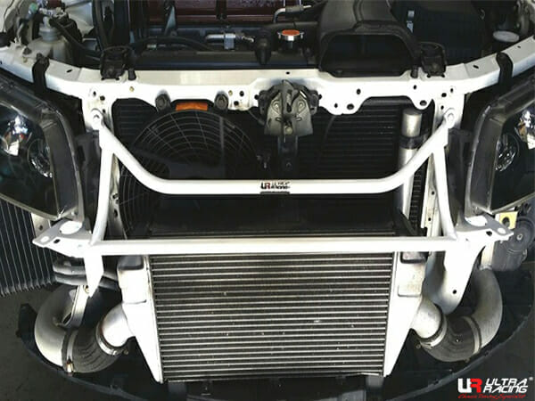 Ultra Racing - 4pt Front Torsion Brace - MITSUBISHI EVOLUTION 7/8/9 (CT9A) 2001-2007 - UR-FT4-2846
