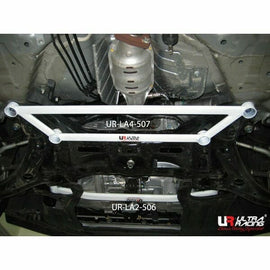 Ultra Racing - 4pt Front Lower Brace - 2008-2015 Honda Fit - UR-LA4-507