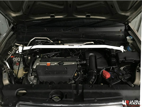Ultra Racing - 2pt Front Strut Tower Brace - 2002-2006 Honda CR-V (RD4-RD8) - UR-TW2-723