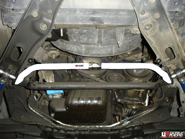 Ultra Racing - 2pt Front Lower Brace - NISSAN 240SX (S14) 1995-1998 - UR-LA2-853