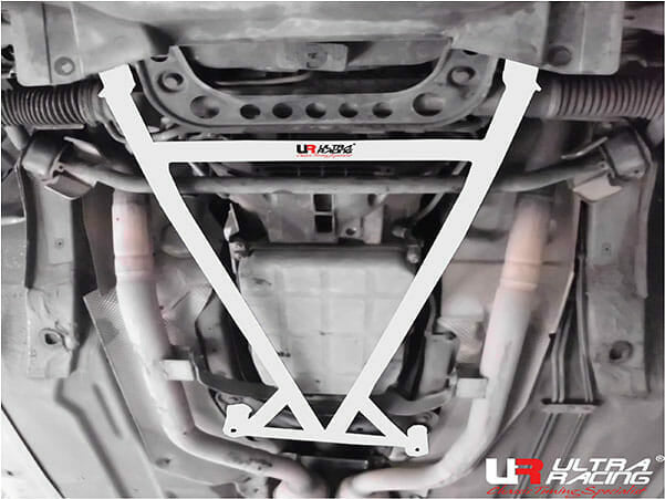 Ultra Racing - 4pt Front Lower Brace - 1996-2002 MERCEDES-BENZ E-Class (W210) - UR-LA4-1972