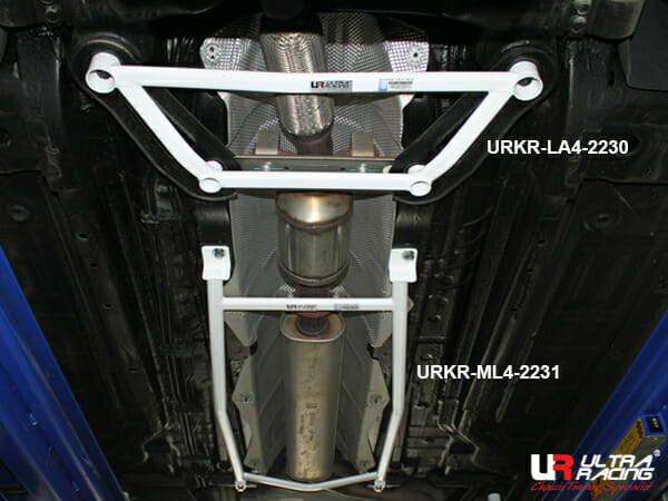 Ultra Racing - 4pt Front Lower Brace - 2013-2016 Chevrolet Malibu (V300) - UR-LA4-2230