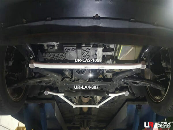 Ultra Racing - 2pt Front Lower Brace - MINI COOPER (R53) HATCH 2000-2006 - UR-LA2-1053