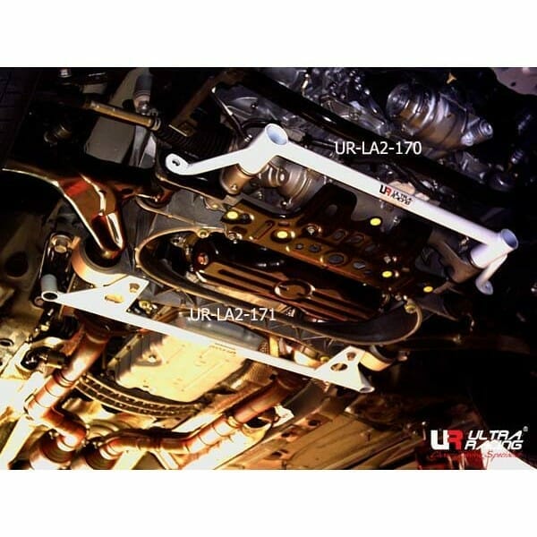 Ultra Racing - 2pt Front Lower Brace - 2006-2013 Lexus IS - UR-LA2-171