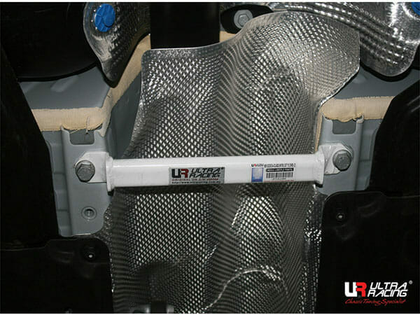 Ultra Racing - 2pt Middle Lower Brace - MERCEDES-BENZ CLA 45 AMG (C117) 2014-2019 - UR-ML2-2992