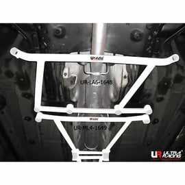 Ultra Racing - 4pt Middle Lower Brace - MINI CLUBMAN (R55) 2008-2014 - UR-ML4-1649
