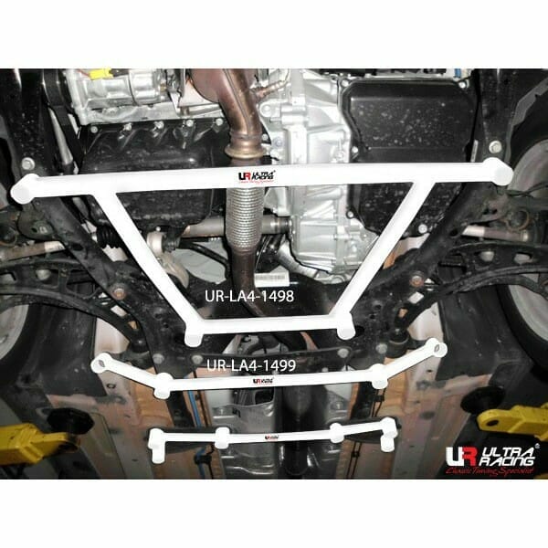 Ultra Racing - 4pt Front Lower Brace - MINI COUNTRYMAN (R60) 2010-2016 - UR-LA4-1499