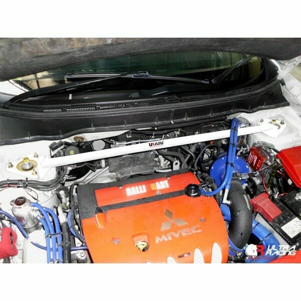 Ultra Racing - 2pt Front Strut Tower Brace - 2011-2024 Mitsubishi Outlander Sport (GA) / 2007-2013 Mitsubishi Outlander (CW/ZG) - UR-TW2-1922