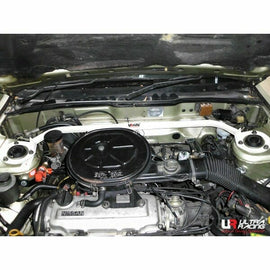 Ultra Racing - 2pt Front Strut Tower Brace - 1990-1992 Nissan Stanza (U12) - UR-TW2-1771