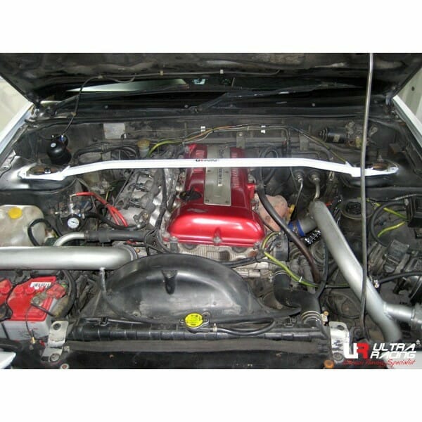 Ultra Racing - 2pt Front Strut Tower Brace - 1989-1994 Nissan 240SX - UR-TW2-080