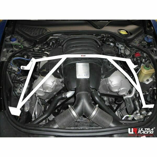 Ultra Racing - 4pt Front Strut Tower Brace - PORSCHE PANAMERA (970) 2010-2017 - UR-TW4-1878