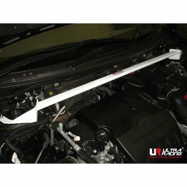 Ultra Racing - 2pt Front Strut Tower Brace - 2008-2017 Mitsubishi Lancer (CY) / 2010-2014 Mitsubishi Lancer Sportback (CX) - UR-TW2-440