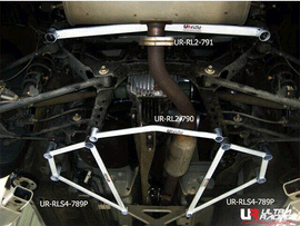 Ultra Racing - 2pt Rear Lower Brace - MAZDA MIATA MX5 (NC) 2006-2015 - UR-RL2-791