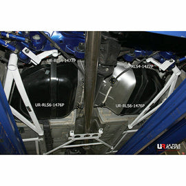 Ultra Racing - 6pt Rear Side Braces - 2009-2016 Hyundai Genesis Coupe - UR-RS6-1476P