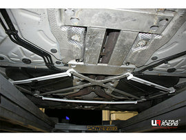 Ultra Racing - 4pt Rear Lower Side Braces (PAIR) - PORSCHE PANAMERA (970) 2010-2017 - UR-RLS4-1880P