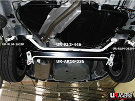 Ultra Racing - 4pt Rear Lower Side Braces (PAIR) - 2014-2019 Toyota Corolla (E170) - UR-RLS4-2629P