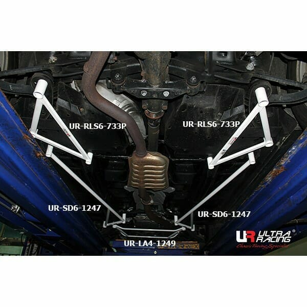 Ultra Racing - 4pt Front Lower Brace - SUBARU FORESTER (SH) 2008-2012 - UR-LA4-1249