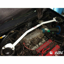 Ultra Racing - 2pt Front Strut Tower Brace - 1984-1988 Toyota Corolla (AE82) - UR-TW2-414