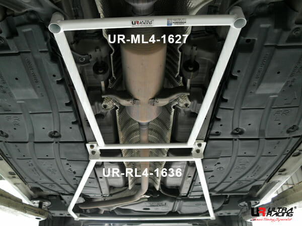 Ultra Racing - 4pt Middle Lower Brace - 2011-2017 Lexus CT200H - UR-ML4-1627