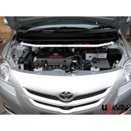 Ultra Racing - 2pt Front Strut Tower Brace - 2007-2011 Toyota Yaris Sedan (XP90) / 2007-2011 Toyota Yaris Hatchback (XP90) - UR-TW2-402