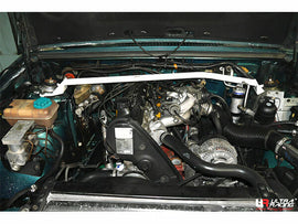 Ultra Racing - 2pt Front Strut Tower Brace - 1991-1995 Volvo 940 Sedan (940) - UR-TW2-1038