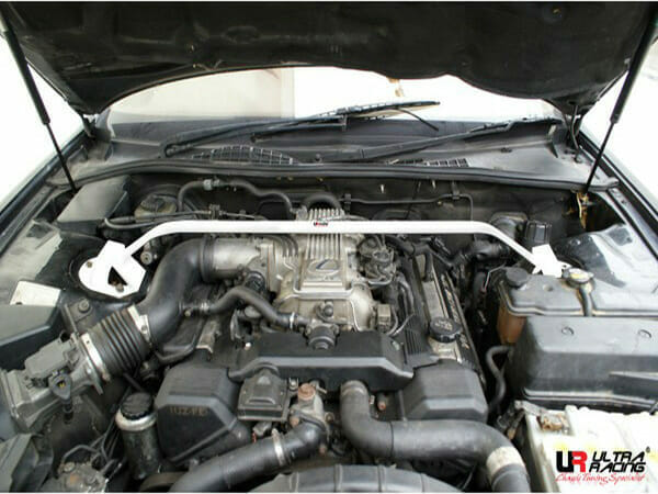 Ultra Racing - 2pt Front Strut Tower Brace - 1990-1994 Lexus LS 400 (XF10) / 1995-2000 Lexus LS 400 (XF20) - UR-TW2-1348