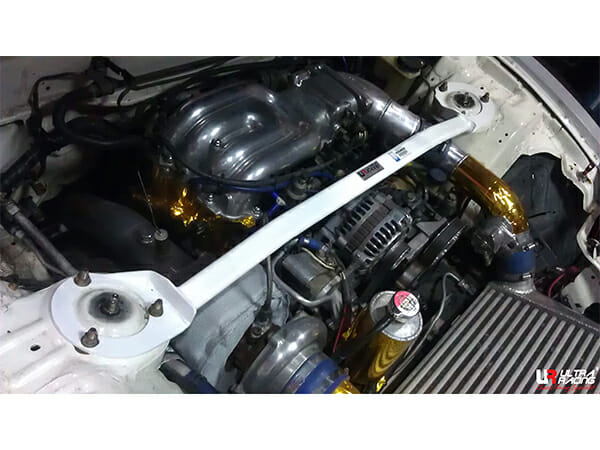 Ultra Racing - 2pt Front Strut Tower Brace - 1993-1995 Mazda RX-7 (FD) - UR-TW2-1530