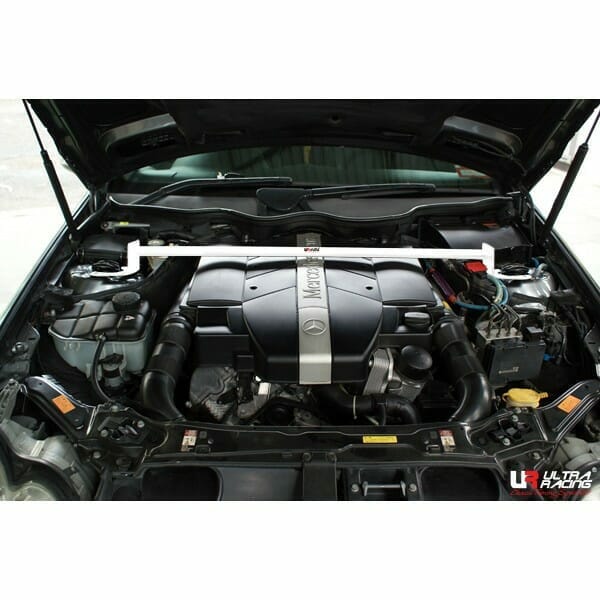 Ultra Racing - 2pt Front Strut Tower Brace - 2003-2009 Mercedes-Benz CLK-Class (C209) - UR-TW2-1536