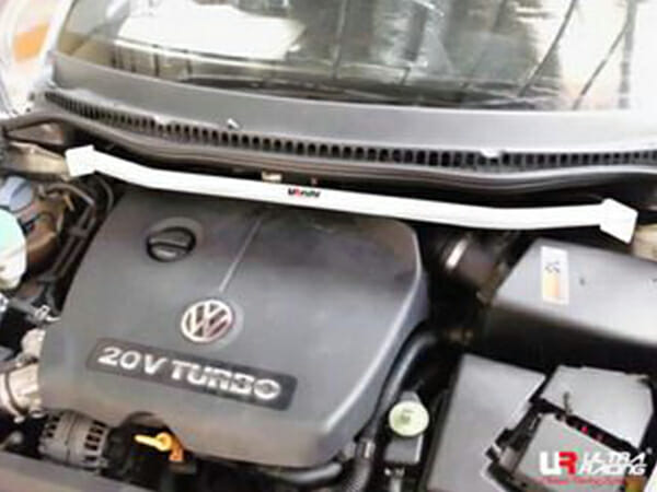 Ultra Racing - 2pt Front Strut Tower Brace - 1998-2010 Volkswagen New Beetle (9C) - UR-TW2-1713