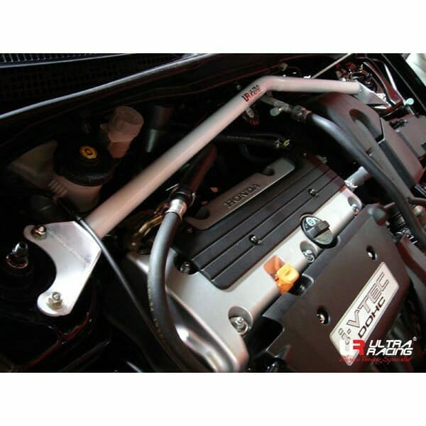 Ultra Racing - 2pt Front Strut Tower Brace - 2002-2006 Acura RSX (DC5) - UR-TW2-206