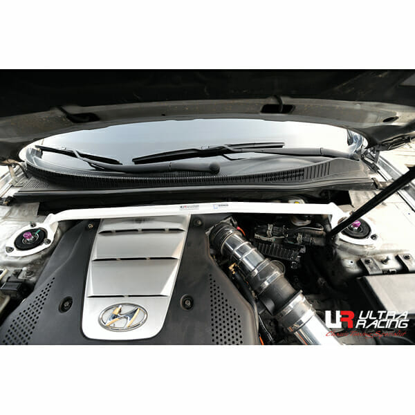 Ultra Racing - 2pt Front Strut Tower Brace - 2006-2011 Hyundai Azera (TG) - UR-TW2-2287