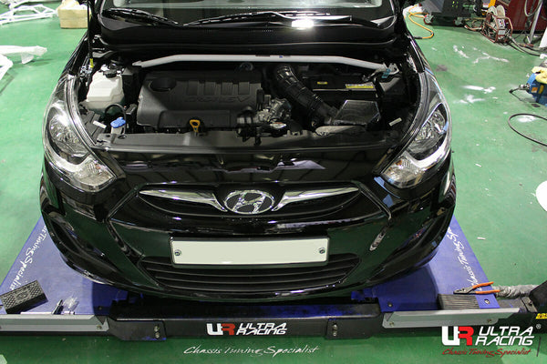 Ultra Racing - 2pt Front Strut Tower Brace - HYUNDAI ACCENT (RB) 2011-2017 - UR-TW2-2311