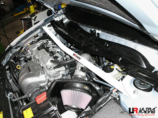 Ultra Racing - 2pt Front Strut Tower Brace - 2011-2016 Scion tC (AT20) - URUS-TW2-2350