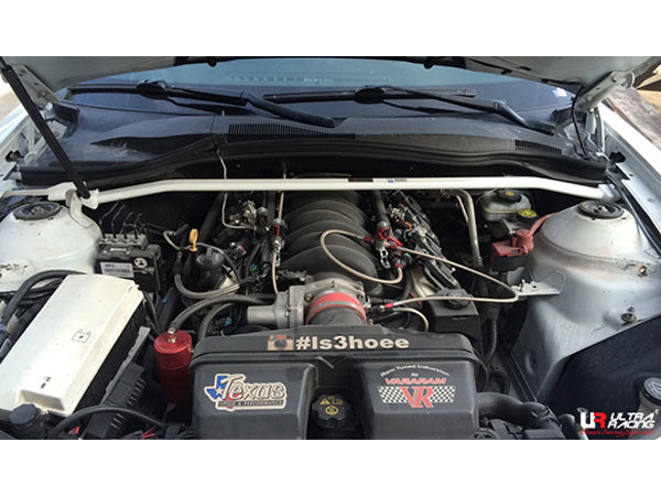 Ultra Racing - 2pt Front Strut Tower Brace -  2010-15 Camaro - UR-TW2-2379