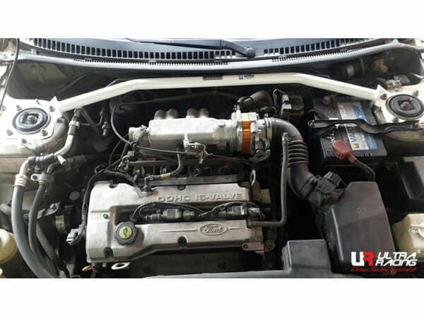 Ultra Racing - 2pt Front Strut Tower Brace - 1999-2003 Madza Protege (BJ) - UR-TW2-2893