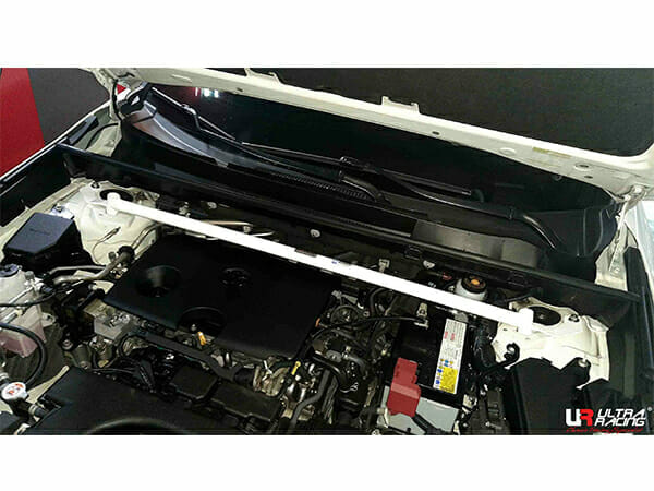 Ultra Racing - 2pt Front Strut Tower Brace - 2019-2025 Toyota RAV4 (XA50) - URTW-TW2-4012