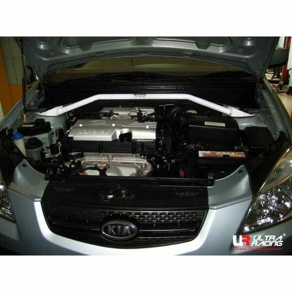 Ultra Racing - 2pt Front Strut Tower Brace - 2006-2011 Hyundai Accent (MC) / 2006-2011 Kia Rio (JB) - UR-TW2-471