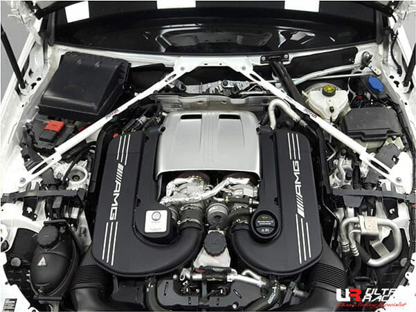 Ultra Racing - 4pt Front Strut Tower Brace - MERCEDES-BENZ C-CLASS (W205) 2015-2019 - UR-TW4-3416P